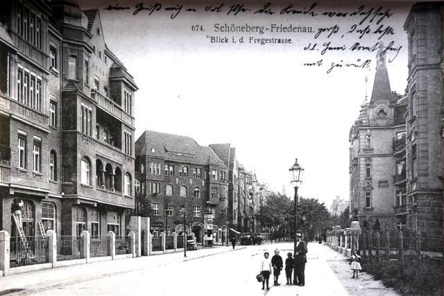 Stierstraße mit Blick auf die Fregestraße (1911)