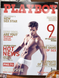 Bearbeitet mit: http://funny.pho.to/de/playboy-magazin-cover/# Bildquelle: http://www.hotguyschat.net/post/140449897594/giovanni-bonamy#_=_
