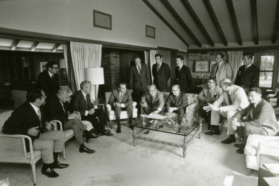 Treffen in Camp David (National Archives)